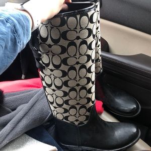 Coach rain boots